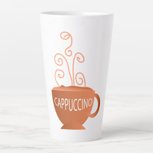 Caneca De Café Latte Cappuccino (Frente)