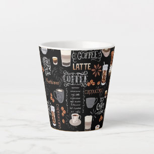 Caneca De Café Latte cappuccino americano