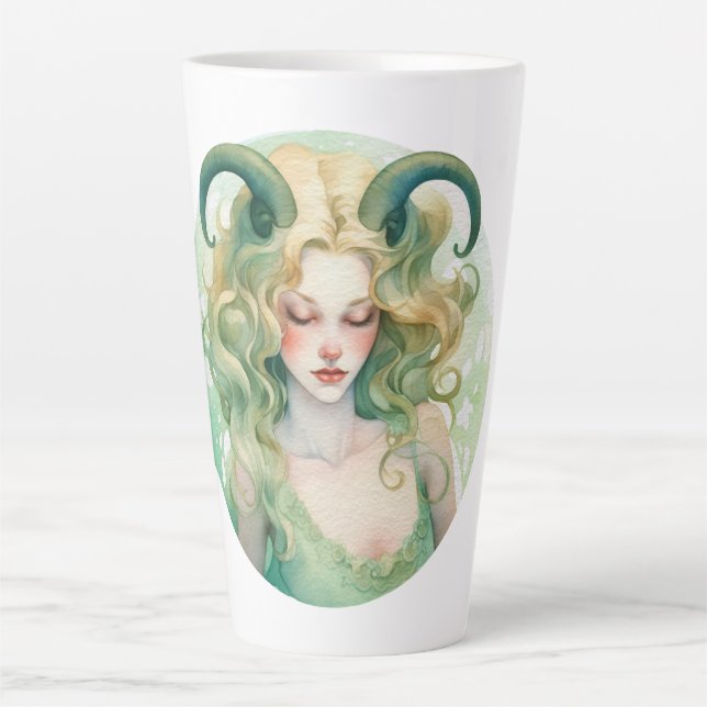 Caneca De Café Latte Capricorn Latte Mug (Frente)