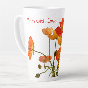 Caneca De Café Latte Cápsulas Vermelhas e Frescas Coloridas Lateral M