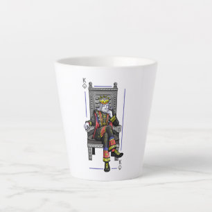 Caneca De Café Latte Card King