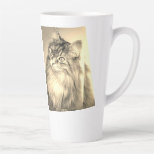 Caneca De Café Latte carinhosa memorial keephofunerário adicionar nome 