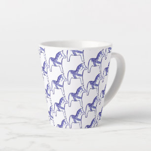 Caneca De Café Latte Carrossel Horse