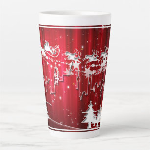 Caneca De Café Latte Carruagems de Natal