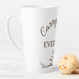 Caneca De Café Latte Carry Kindness Everywhere Mug