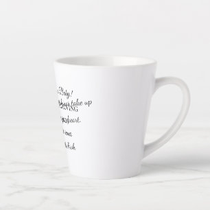 Caneca De Café Latte Cartão de Revenda de Bebê Personalizado