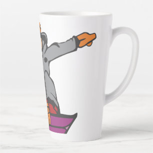 Caneca De Café Latte Cartoon, Esqui aquático, Esporte