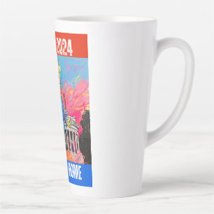 CANECA DE CAFÉ LATTE CASA DO PAI TRUMP 2024