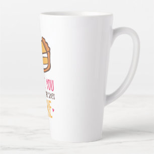 Caneca De Café Latte Casal Arte Eu Te Amo Como Uma Criança Adora Bolo
