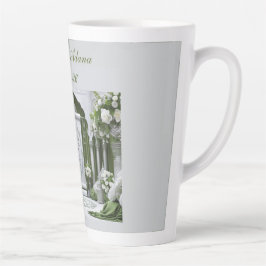 Caneca De Café Latte Casamento Islâmico Personalizado