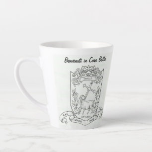Caneca De Café Latte Castello Crest Casa Bella Chronicles Mug