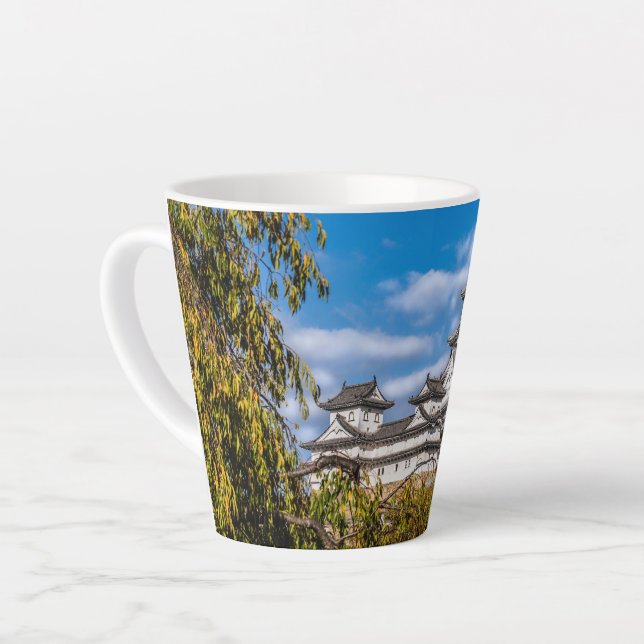 Caneca De Café Latte Castelo Himeji #5, Japão (Ângulo esquerdo)
