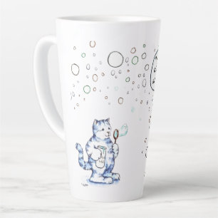 Caneca De Café Latte Cat Hopes