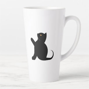 Caneca De Café Latte Cat Say Hello