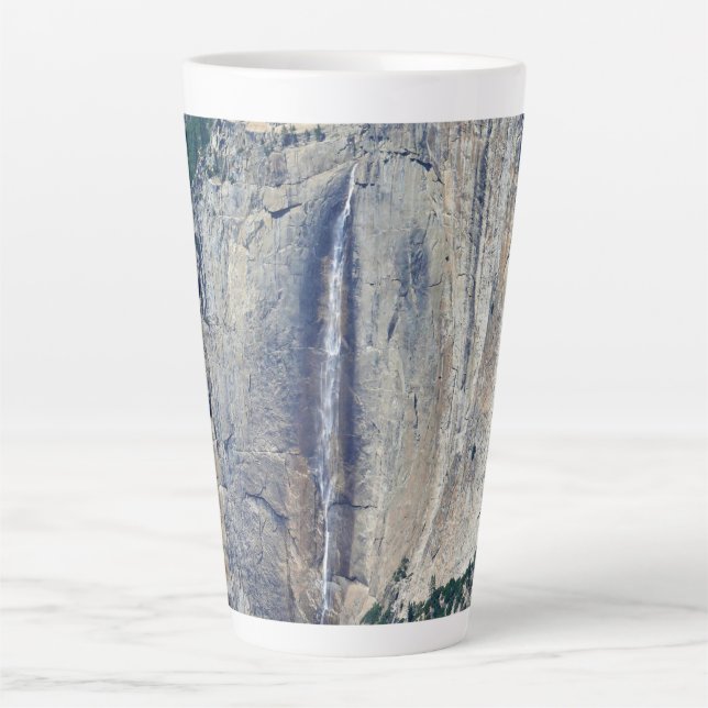 Caneca De Café Latte Catarata Superior de Yosemite, Parque Nacional de  (Frente)