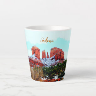 Caneca De Café Latte Catedral Rock Sedona Thunder Cove