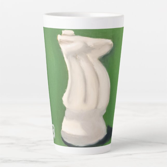 Caneca De Café Latte Cavaleiro Branco (Frente)