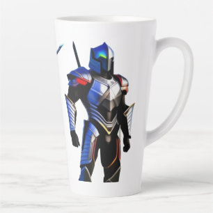 Caneca De Café Latte Cavaleiro Vibrante