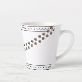 Caneca De Café Latte Cavalos por figdewdrop Caneca Pequena de Latte