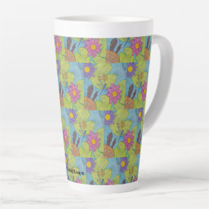 Caneca De Café Latte Cena de Lagoa - Caneca de Latte
