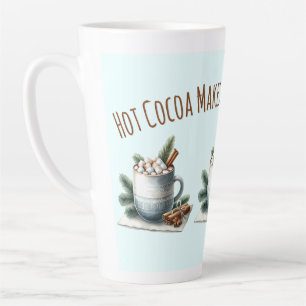 Caneca De Café Latte Cena de Marshmallow de Cacau de Inverno Aconchegan