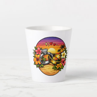 Caneca De Café Latte cerimônia do anel