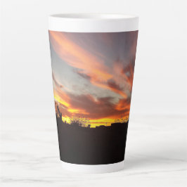 Caneca De Café Latte Céu do Deserto