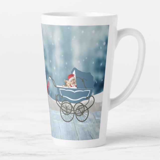 Caneca De Café Latte Chá de Bebê Inverno (Direita)