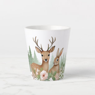 Caneca De Café Latte Chá de fraldas De Animais Da Floresta