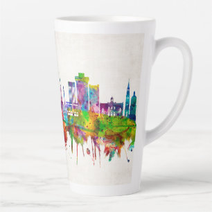 Caneca De Café Latte Charleston South Carolina Skyline