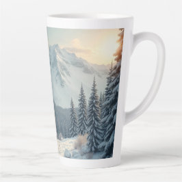 Caneca De Café Latte Charme alpino