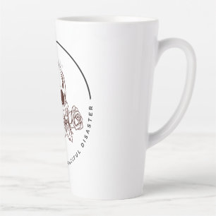 Caneca De Café Latte Chaveiro acrílico