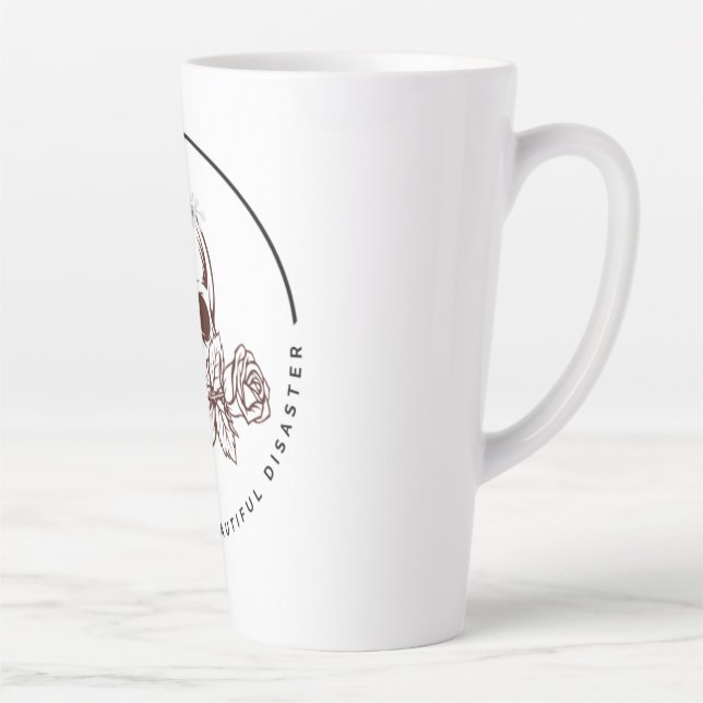 Caneca De Café Latte Chaveiro acrílico (Direita)