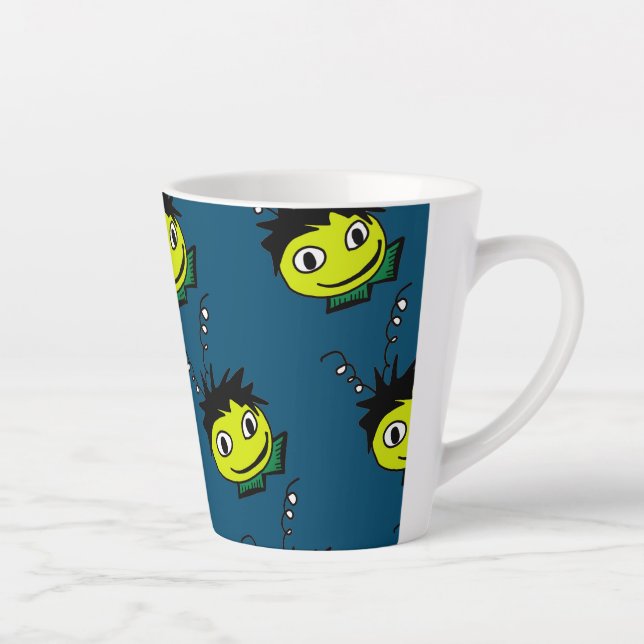 Caneca De Café Latte chavo alienígena  (Direita)