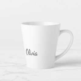 Caneca De Café Latte Cheetah Face Personalizada