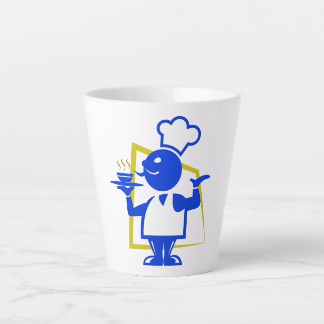 Caneca De Café Latte Chef (Frente)