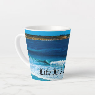 Caneca De Café Latte Cheiro De Um Oceano Pesado,