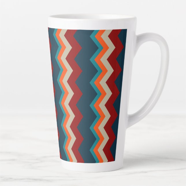 Caneca De Café Latte Chevron Sudoeste (Direita)