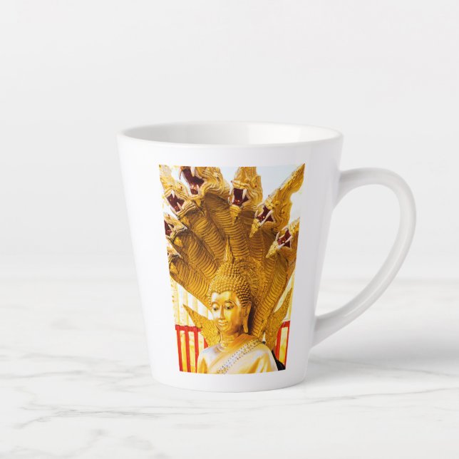 Caneca De Café Latte Chiang Mai Wat Pra That Doi Suthep (Direita)