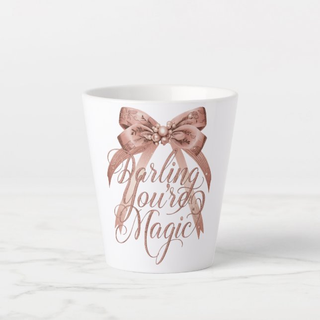 Caneca De Café Latte Chic Self Love and Empowerment Message (Frente)