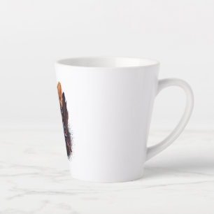 Caneca De Café Latte Chihuahua Biker - Pai de Cachorro Piloto