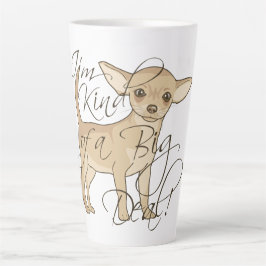 Caneca De Café Latte Chihuahua, eu sou um grande negócio