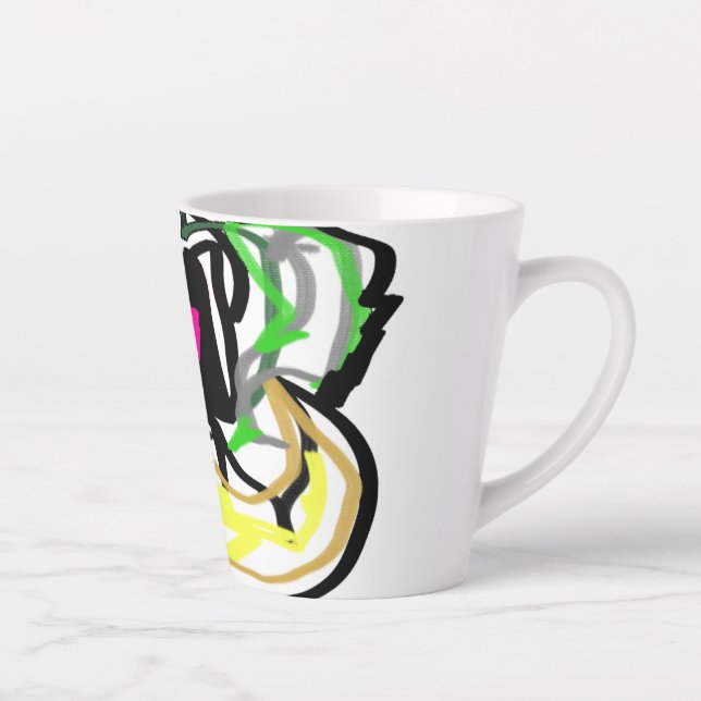 Caneca De Café Latte Chihuahua home (Direita)