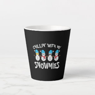 Caneca De Café Latte Chillin' Com Minhas Neves - Bonito Neve
