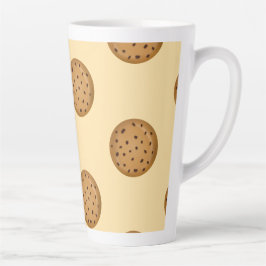 Caneca De Café Latte Chocolate Chip Cookie 
