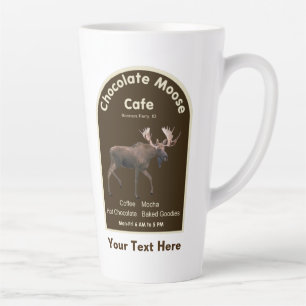 Caneca De Café Latte Chocolate Moose Café