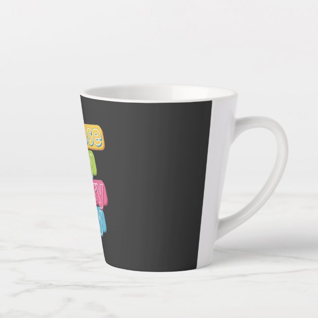 Caneca De Café Latte Choose Joy Everyday ! (Direita)