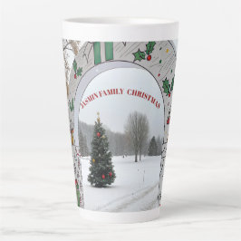 Caneca De Café Latte Christmas