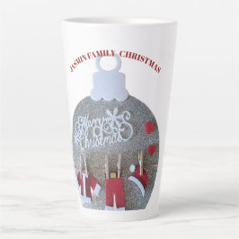 Caneca De Café Latte Christmas