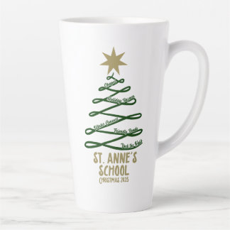Caneca De Café Latte Christmas 2025
